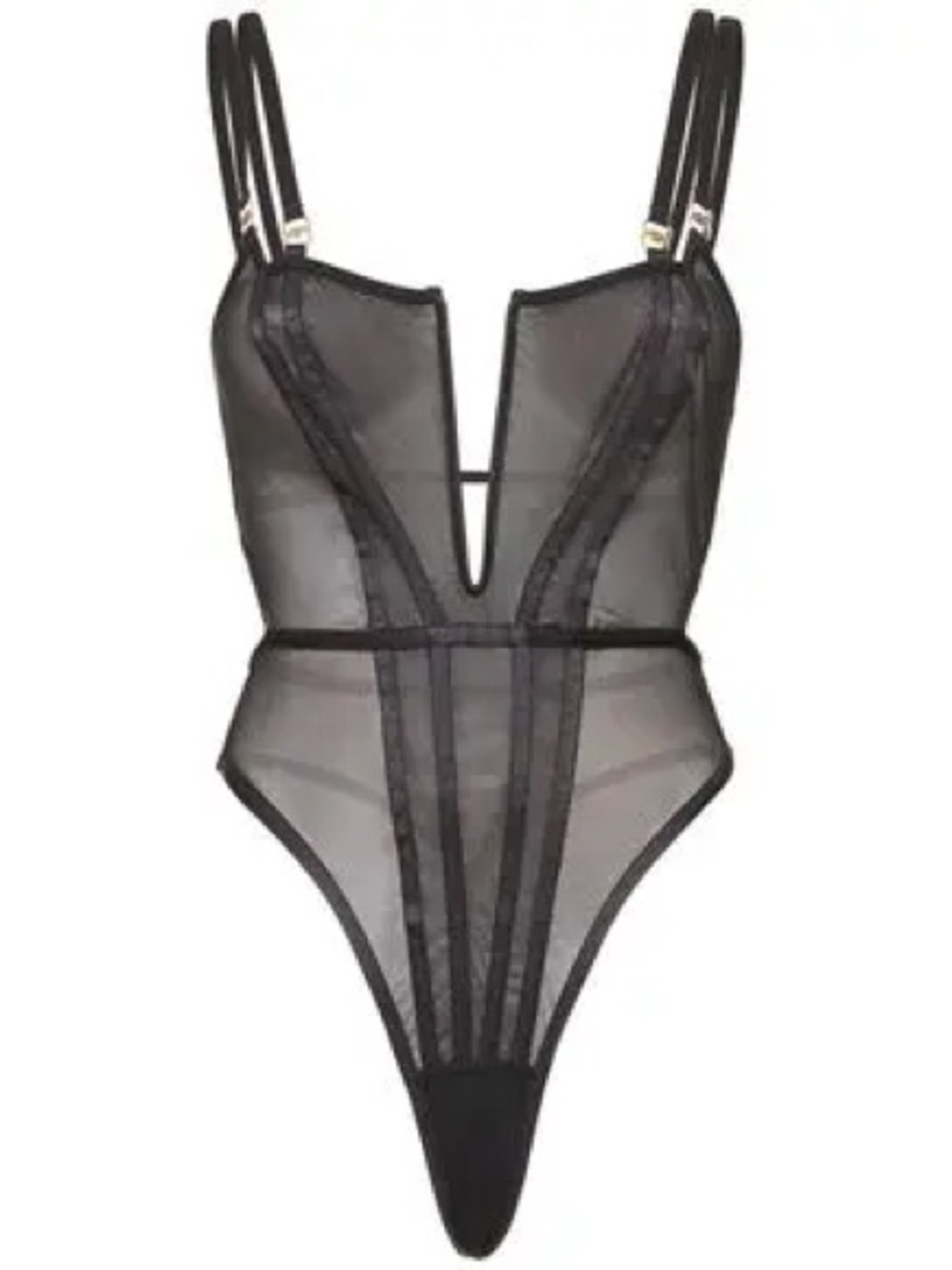 Bluebella Black Elizabeth Soft Body Bodysuit